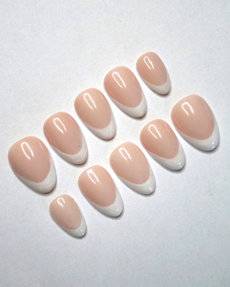 Nude French Tip Press-On Nails